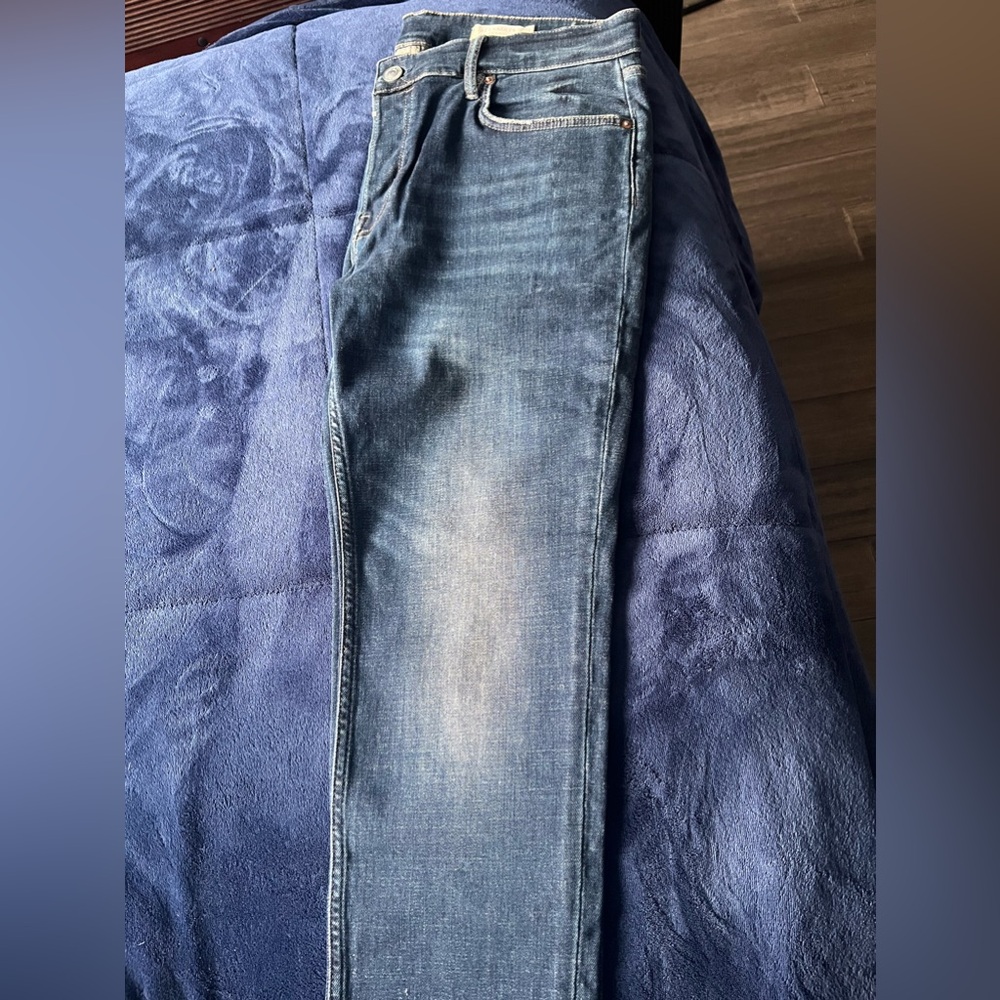 AllSaints Rex Slim Fit Mens Dark Wash Jeans Size W36x32 NWOT - Picture 3 of 5